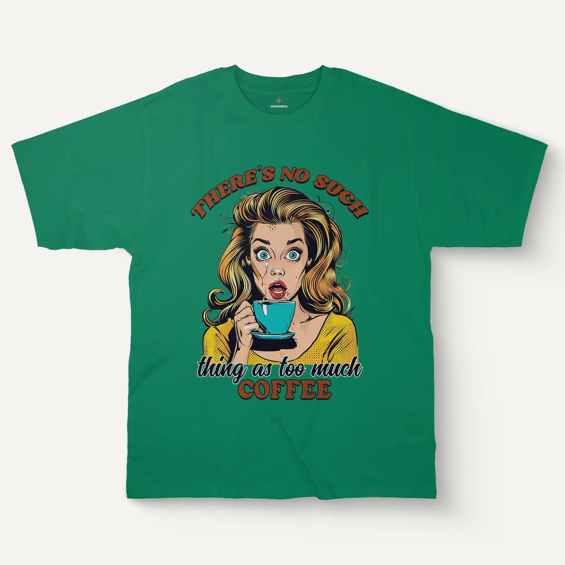 Too Much Coffee Tee – Women’s Retro Style