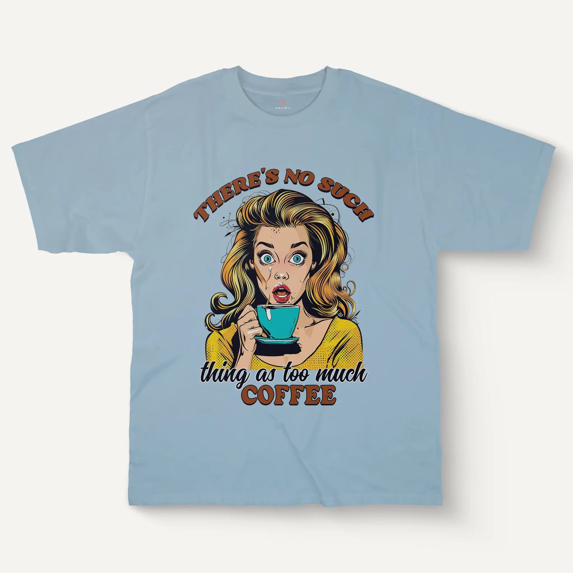 Too Much Coffee Tee – Women’s Retro Style