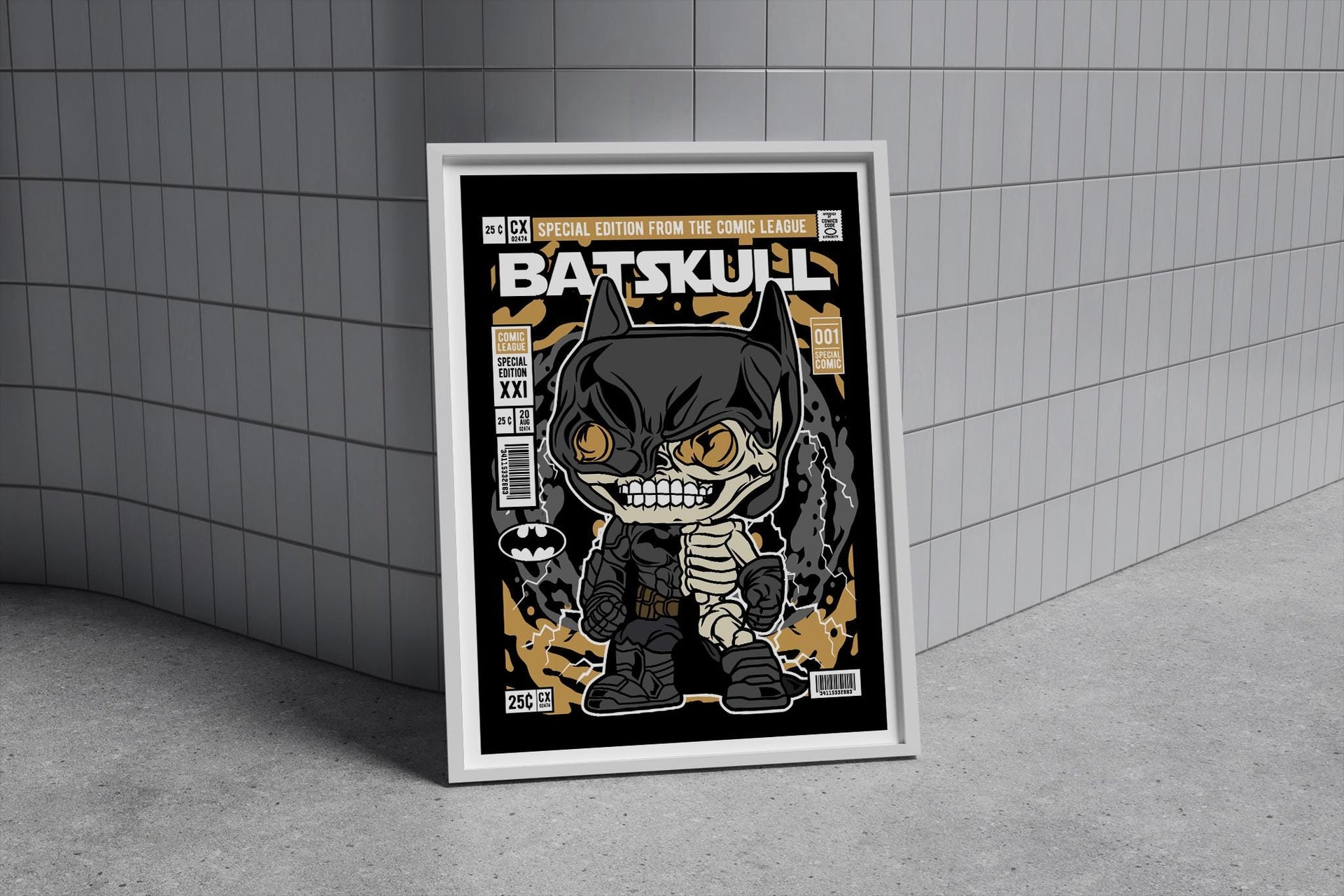 Framed Poster - Batman Parody Comic Cover