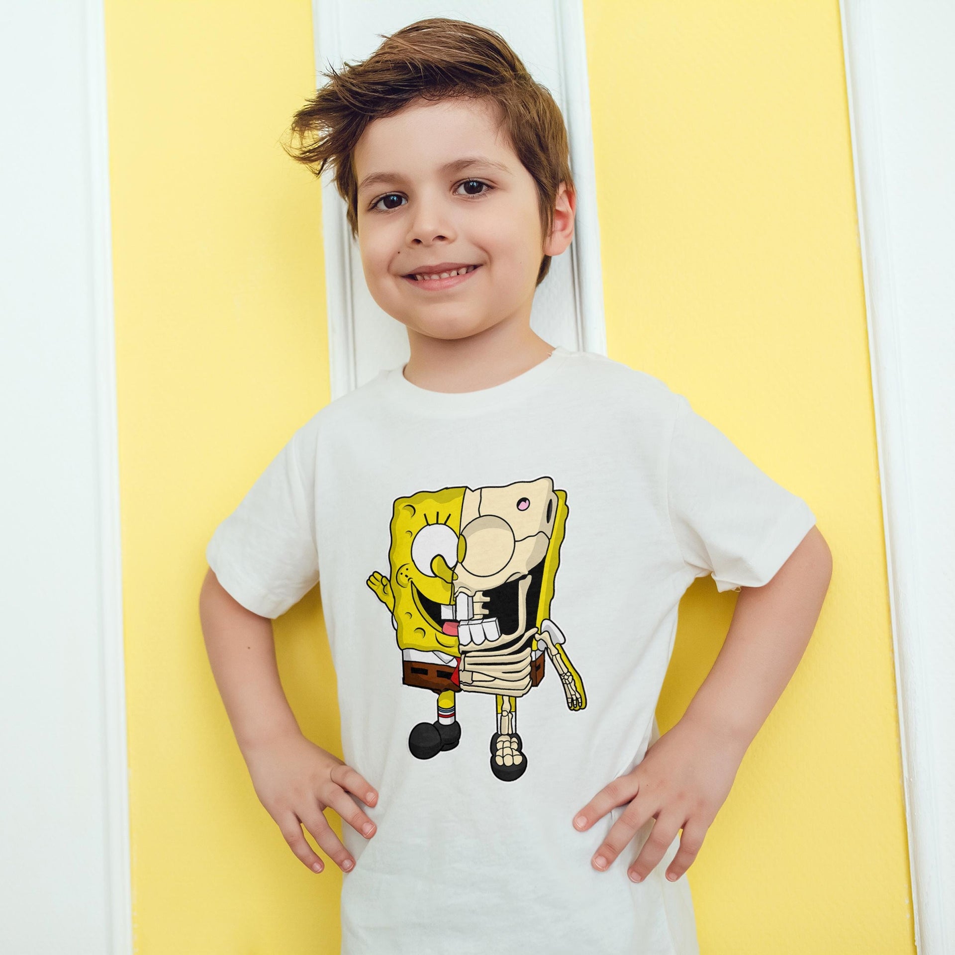 SpongeBob Skeleton Anatomy – Kids & Toddlers T-Shirt