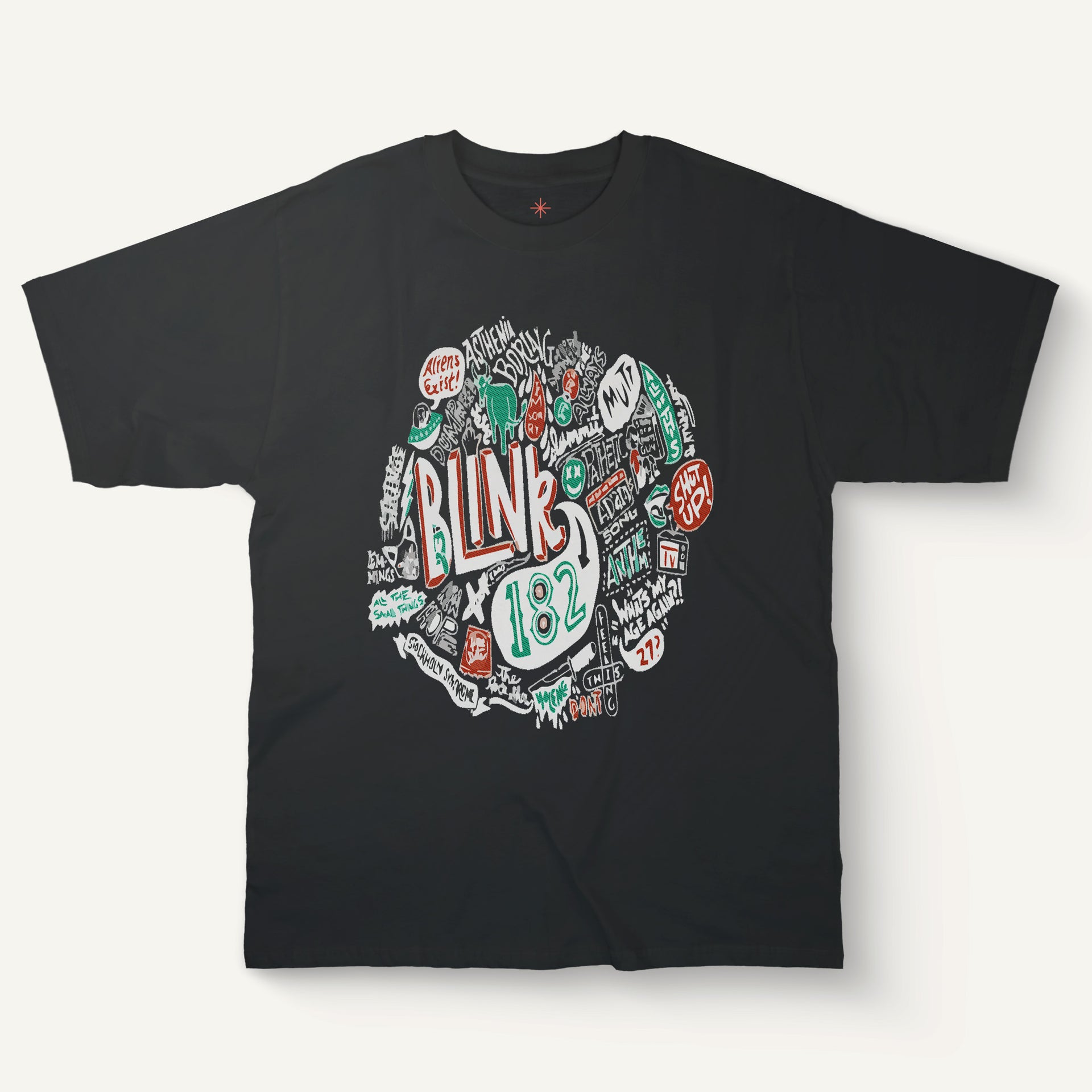 Blink-182 Graffiti T-Shirt – Pop Art Band T-Shirt