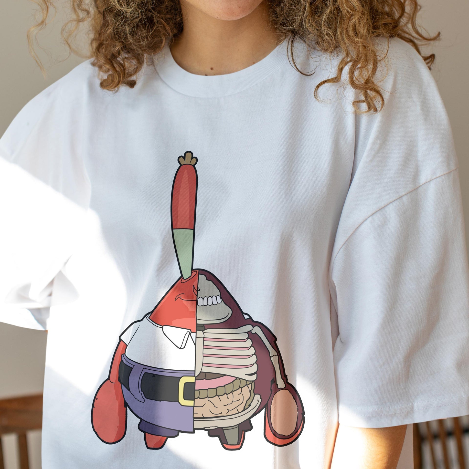 Mr. Krabs Anatomy Cartoon – Kids & Toddlers T-Shirt