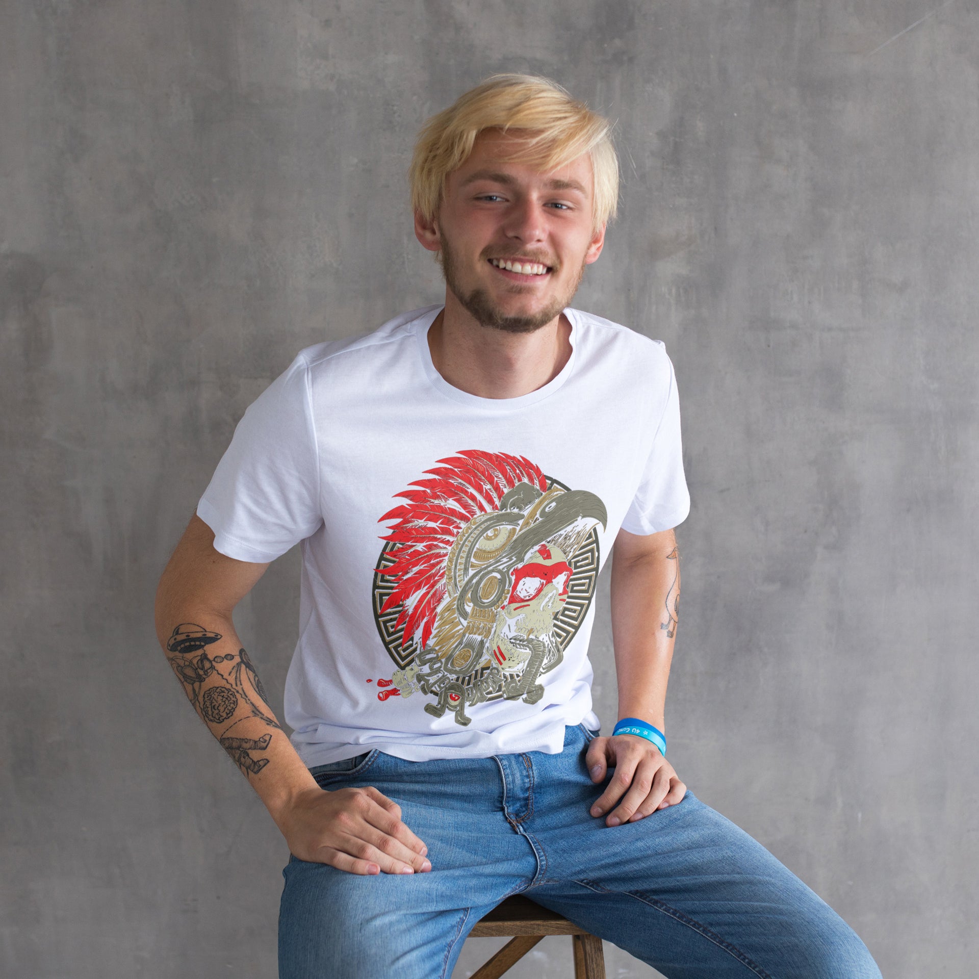 Eagle Skull T-Shirt – Tribal Headdress Tee