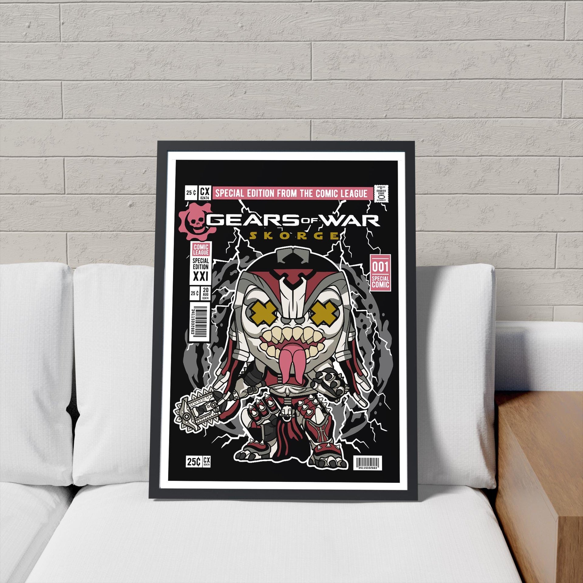 Framed Poster - Skorge Parody Comic Art