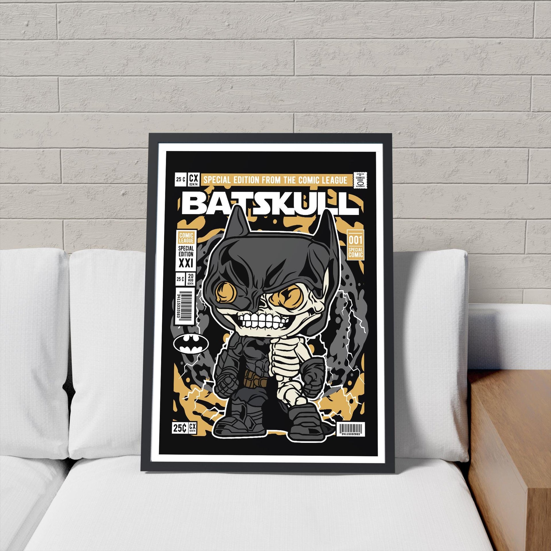 Framed Poster - Batman Parody Comic Cover