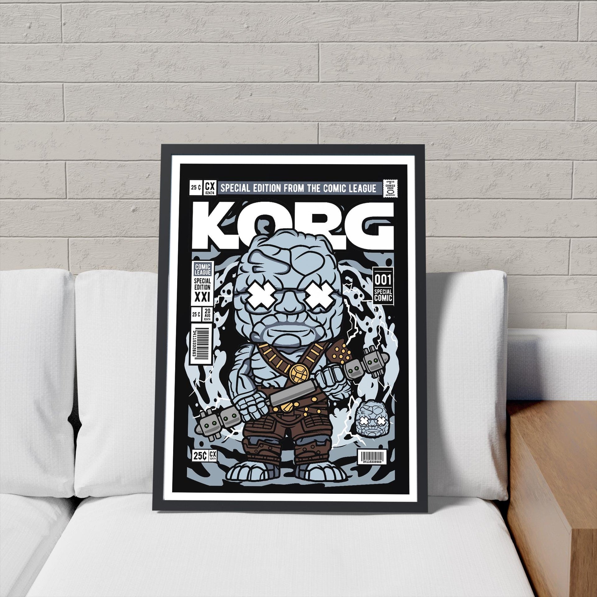 Framed Poster - Korg Ragnarok Comic Parody