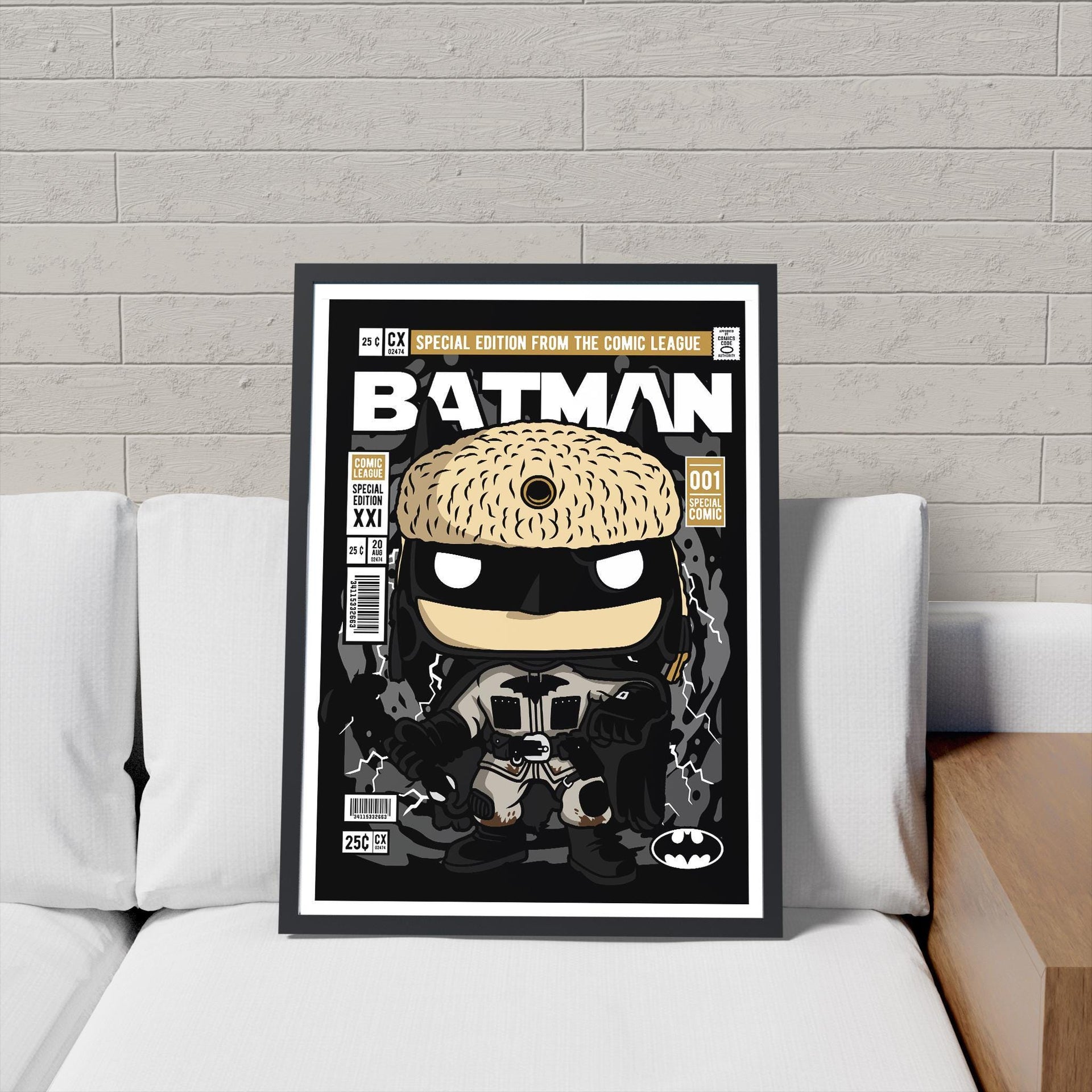 Framed Poster - Batman Parody Comic Cover