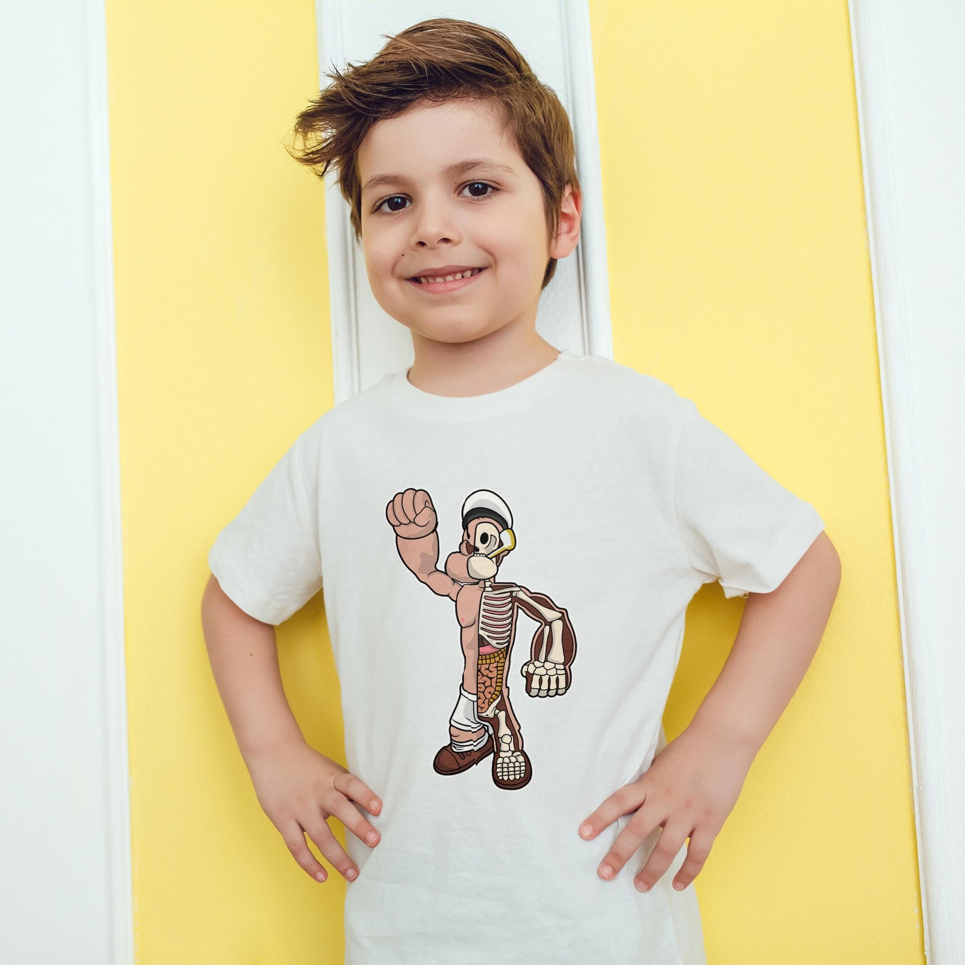 Anatomical Popeye Cartoon – Kids & Toddlers T-Shirt
