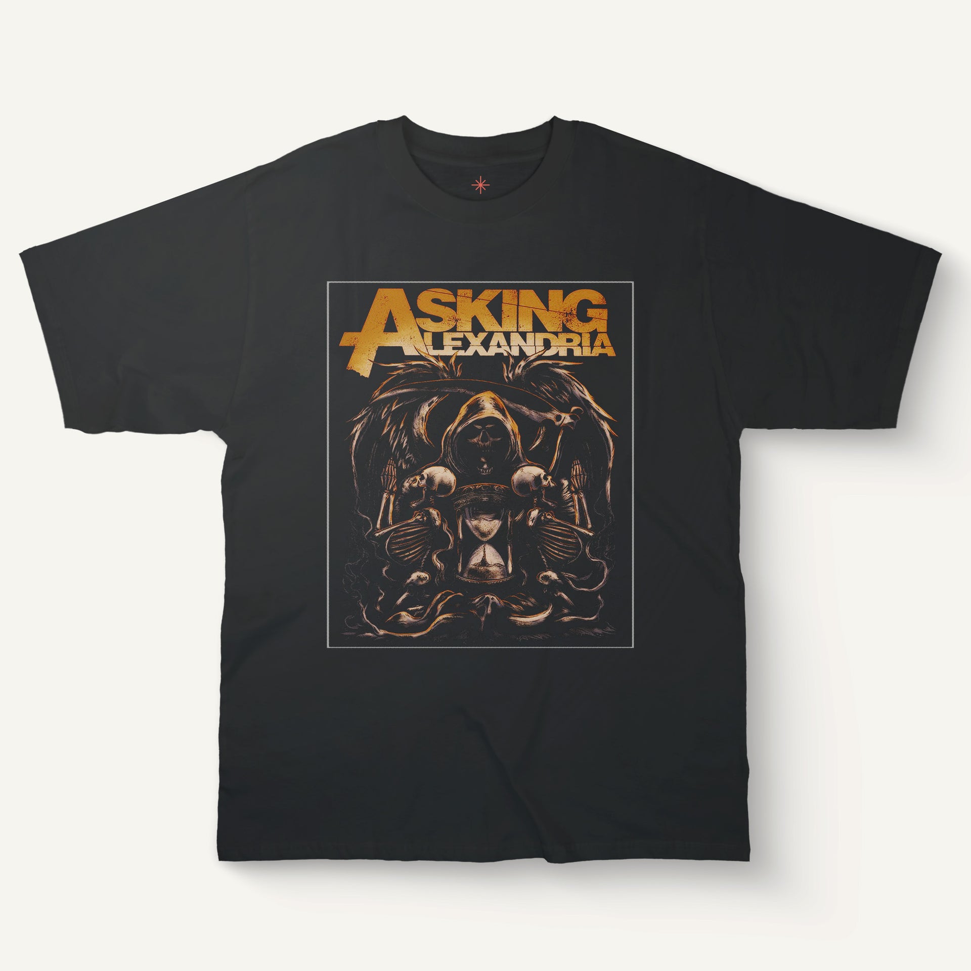 Gothic Grim Reaper T-Shirt – Rebellious Metal Concert Tee