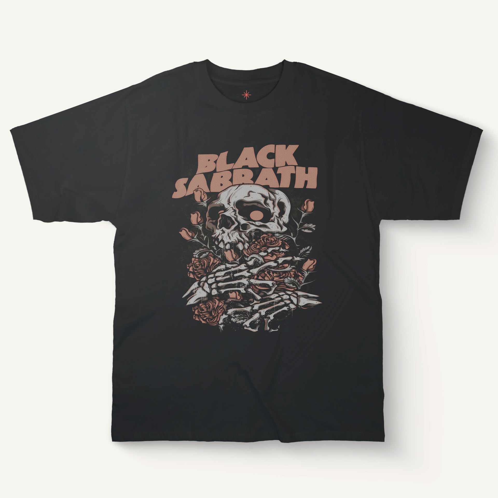 Skeleton Roses Vintage T-Shirt – Gothic Bones Grunge Tee