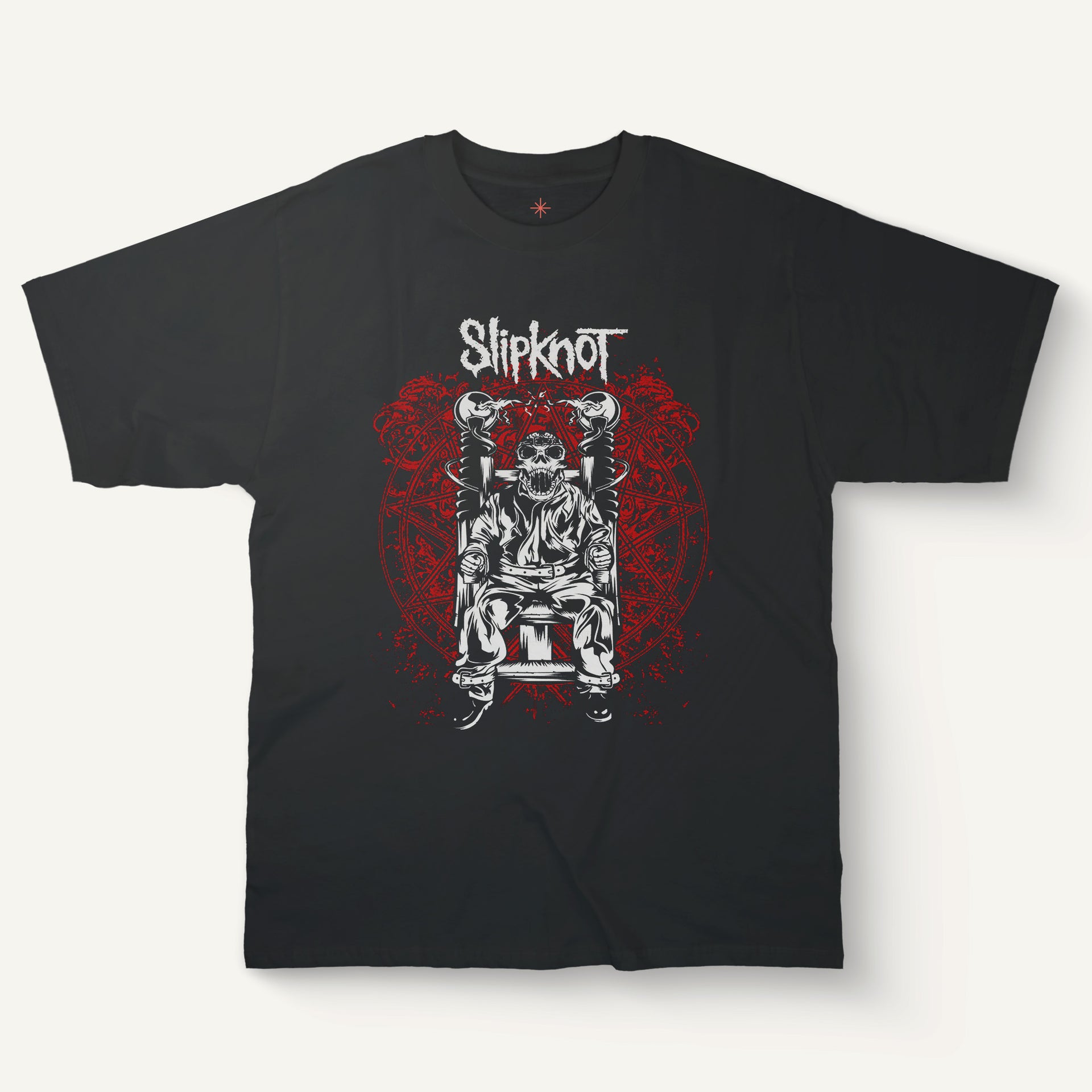 Slipknot Electric Chair T-Shirt – Grunge Occult Graphic Tee