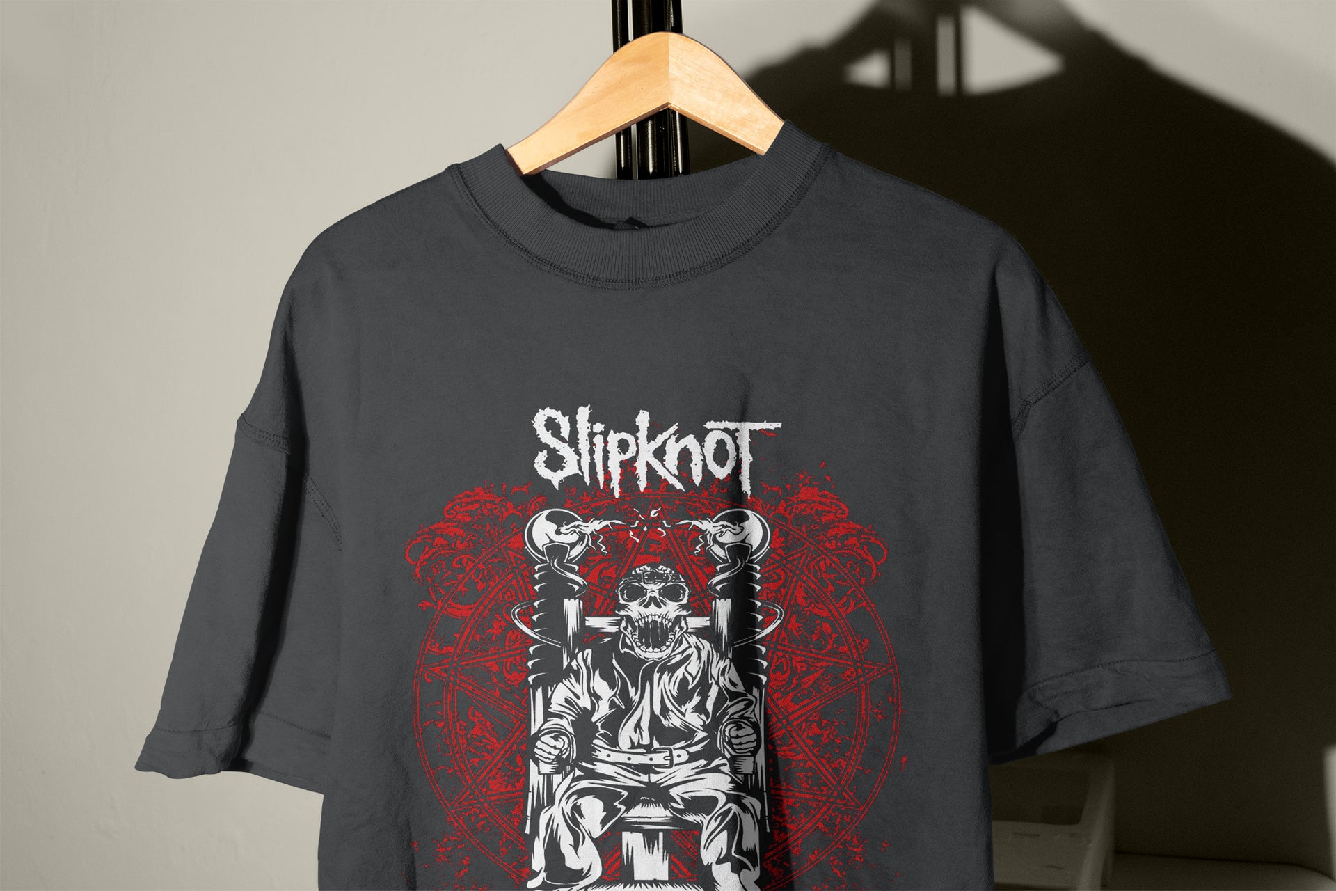 Slipknot Electric Chair T-Shirt – Grunge Occult Graphic Tee